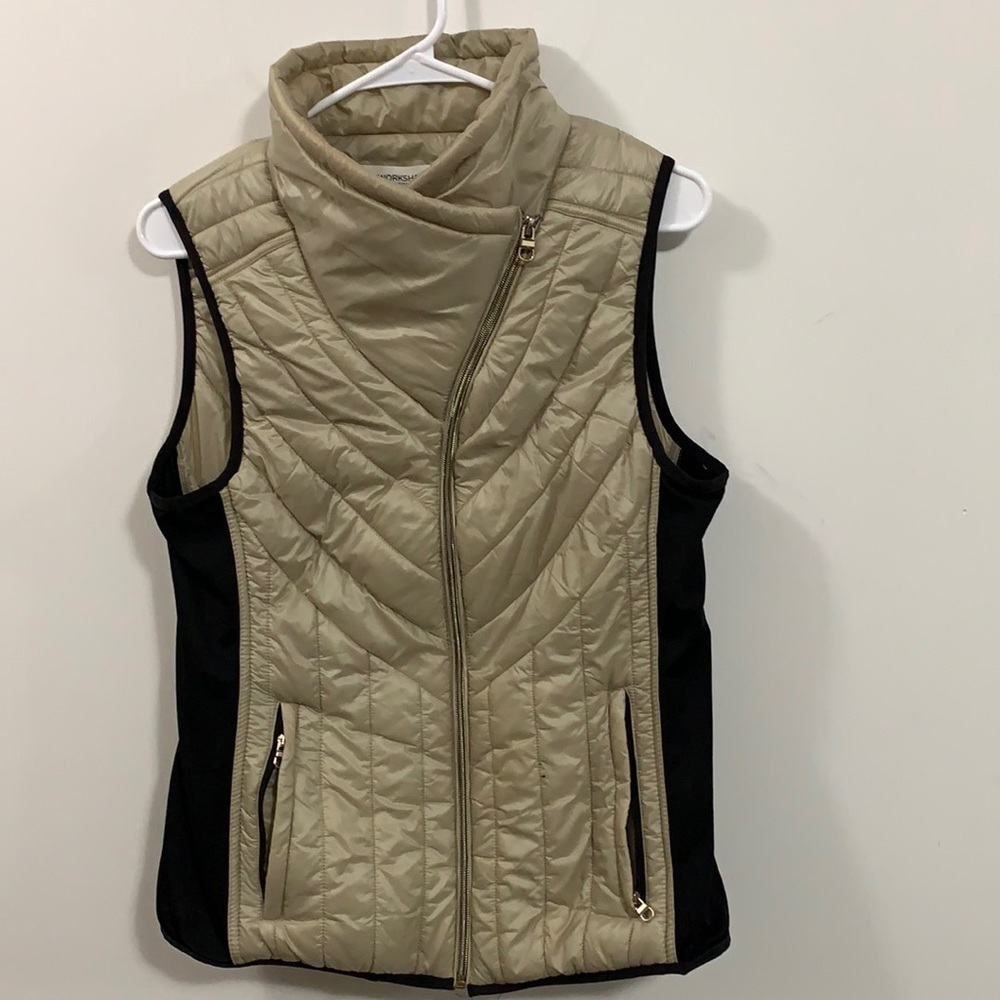Woman’s Workshop Republic Puff Vest size Med, one small mark see last photo